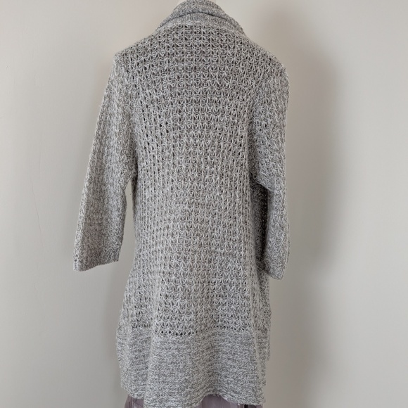 *Free with Purchase* Asymmetrical Knit Sweater Penningtons 3/4 Sleeve Relaxed - Picture 4 of 8